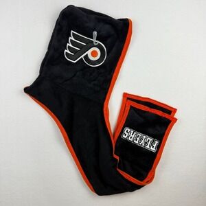 NHL Philadelphia Flyers Hoodie Scarf with Pockets Holiday Gift Hockey Fan, NEW